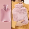thumbnail image 1 of Bonita funda de felpa, bolsa de agua caliente de goma para terapia de frío y calor, diseño a prueba de fugas, resistente a altas temperaturas, 1 of 7