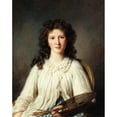 thumbnail image 2 of Marie-Geneviève Bouliard 20x24 Gold Ornate Framed and Double Matted Museum Art Print Titled - Portrait of Adelaide Binart, Wife Lenoir (1769-1832), Painter (1796), 2 of 4