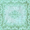 thumbnail image 1 of Ahgly Company Indoor Square Oriental Light Blue Traditional Area Rugs, 7' Square, 1 of 4