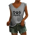 thumbnail image 1 of Birdeem Mode Décontractée pour Femmes Chemises Imprimées Manches Courtes Tee-Shirt Ample Grande Taille Blouse Col en V, 1 of 6