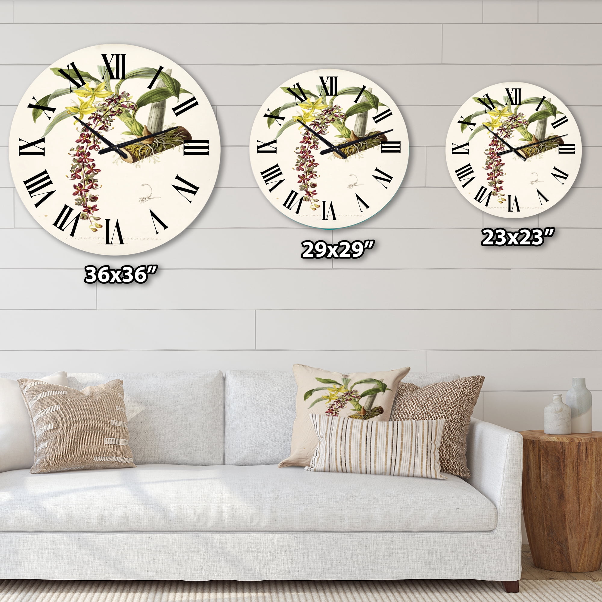 Designart 1 in Quartz Traditional Wall Clock