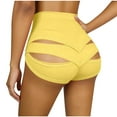 thumbnail image 5 of Bovxnpu Women's Athletic Shorts Dance Short Sporty Shorts Gym Workout Shorts Hot Shorts Women's High Waist Cutout Yoga Shorts Stretchy Workout Yoga Shorts Multiple Colors, 5 of 7