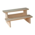 thumbnail image 3 of Wooden Display Riser Shelf Wood Display Shelf for Figurines Cupcake Jewelry 2 layer 30cm, 3 of 8