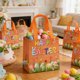 thumbnail image 4 of Uuiauoio 12 Pcs Easter Gift Bags with Handles, Easter Egg Hunt Bags, Reusable Rabbit Bunny Bag for Egg Hunt Party Supplies Decorations, 7.87x7.87x3.54in, 4 of 6
