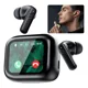 thumbnail image 1 of JYYBN Auriculares Intrauditivos Bluetooth Con Pantalla Táctil Reducción De Ruido Dual Anc+enc 18 Horas De Duración De Batería Ultralarga Audio Color Negro A9Pro, 1 of 7