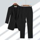 thumbnail image 1 of Conjunto de chaqueta fina para mujer, Blazer informal de pierna ancha, pantalones elegantes de dos piezas, trajes de oficina, ropa de negocios, novedad de verano, 1 of 1