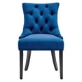 thumbnail image 6 of Modway Regent Tufted Performance Velvet Dining Side Chairs - Set of 2 in Navy, 6 of 10