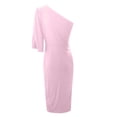thumbnail image 5 of Vestidos Para Mujer Vestidos de Fiesta Vestido de Fiesta de Noche Elegante de Moda Erógeno Vestido Irregular de Un Hombro Vestido de Falda de Color Sólido Odeerbi  ODB166017, 5 of 5