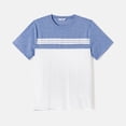 thumbnail image 3 of PatPat Family Matching Outfits Mens Shirts Short-sleeve Colorblock T-shirts for Men L, 3 of 5
