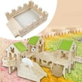 thumbnail image 6 of Serenable Habitat Decor Sleeping Nest Solid Wood Hamster Hideout Small Pets Activity Toy for Gerbil Hedgehog Hiding A, 6 of 10