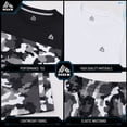 thumbnail image 4 of RBX Boys Athletic Outfit Lightweight Breathable Active Shirts and Basketball Shorts 3 Piece Set, 4 of 7