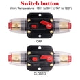 thumbnail image 2 of Portafusibles de restablecimiento del disyuntor, 30 A, 12 V, PowMR (paquete de 2), 2 of 7