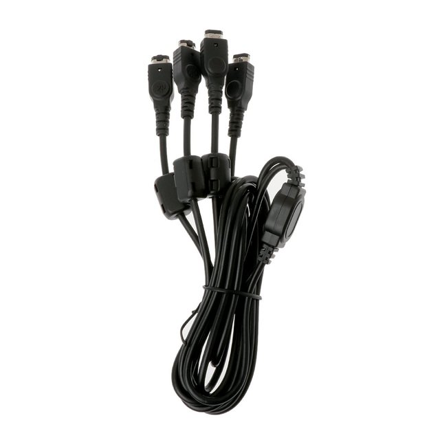 HLONK High Quality Cinpel 4 Player Link Cable for Gameboy Advanced SP for GBA GBC SP
