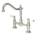 thumbnail image 2 of Kingston Brass Cc58l Vintage 1.2 GPM Widespread Bathroom Faucet - Bronze, 2 of 5