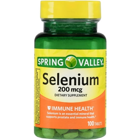 Spring Valley Selenium Dietary Supplement Tablets, 200mcg ... Spring Valley Selenium Dietary Supplement Tablets, 200mcg ...
