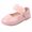 Pink, variant on Infant Baby Girls Shoes Soft Sole Leather Flower Princess Wedding Dress Mary Flats Prewalker Newborn Light Baby Sneaker Shoes
