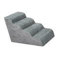thumbnail image 3 of Escaleras para perros rampa para mascotas no deslizan rampa para perros para cama pasos de perro 4 niveles escaleras de atrenamiento extra lavables e lavables, 3 of 7