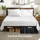 thumbnail image 4 of Faldón de cama ajustable Bare Home con caída de 15 pulgadas tamaño Queen color negro, 4 of 6