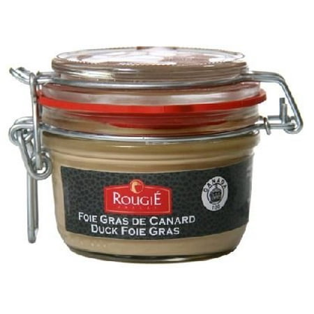 Frozen Duck Foie Gras - Rougie Duck Foie Gras in Glass Jar 4.4oz