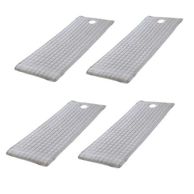 Sábana De Colchón De Cama De De Salón 4pcs Con Orificio De Respiración Facial Gris SM SunniMix Sábanas de colchón de masaje