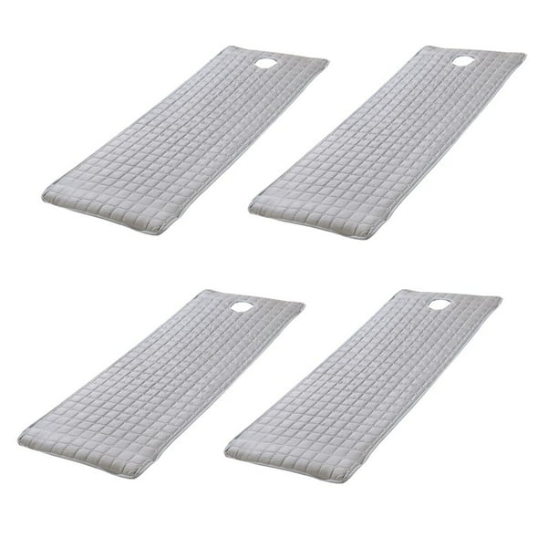 Sábana De Colchón De Cama De De Salón 4pcs Con Orificio De Respiración Facial Gris SM SunniMix Sábanas de colchón de masaje