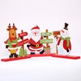 thumbnail image 5 of leyfeng Nuevas decoraciones navideñas Muñeco de nieve de madera Barra de Navidad Adornos pequeños Diseño de escritorio, 5 of 5