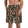thumbnail image 1 of Balery Mushrooms Traje de Baño Estilo Hawaiano para Hombre, Shorts de Secado Rápido con Bolsillos-Medium, 1 of 6