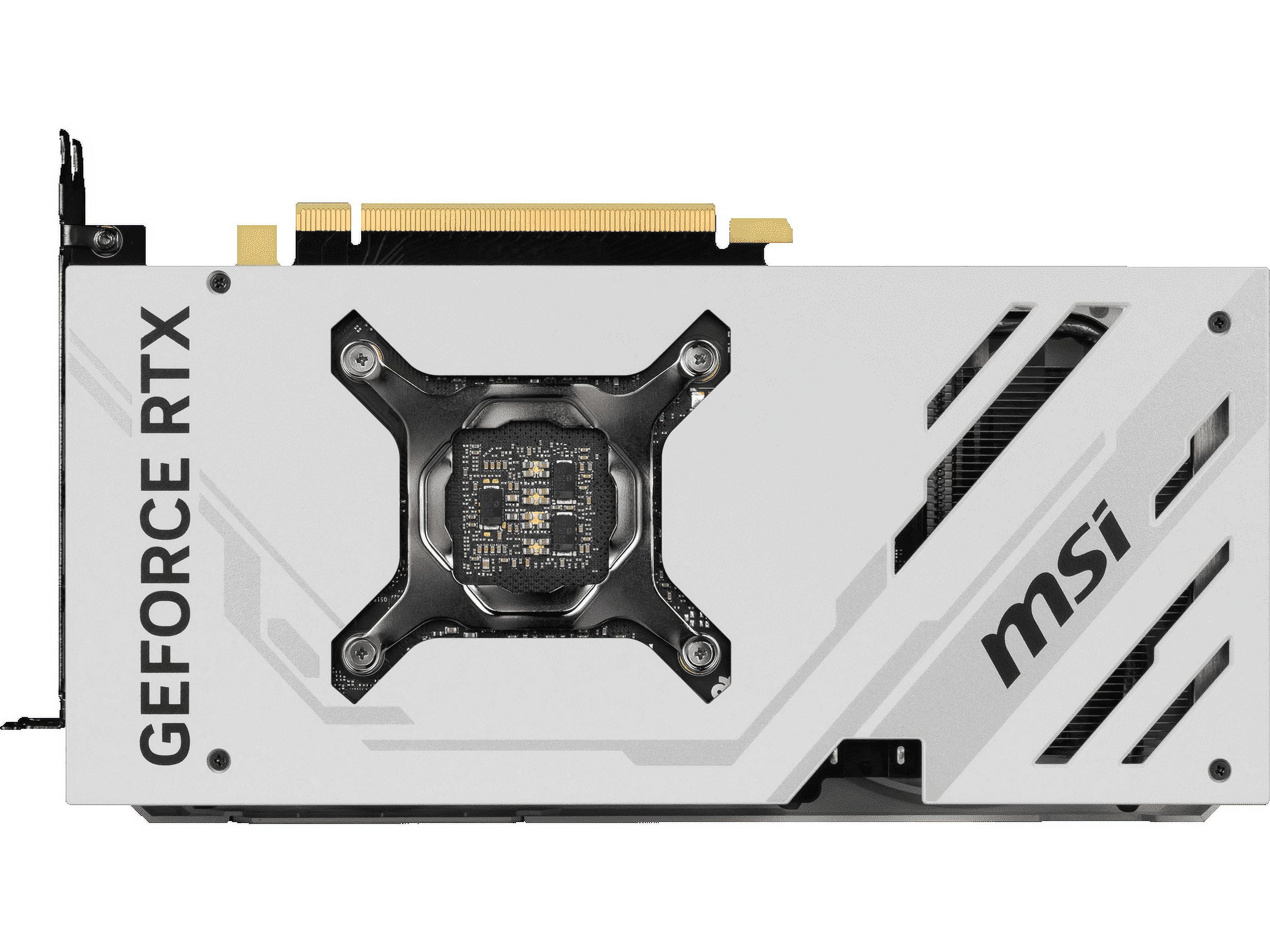 MSI GeForce RTX 4070 SUPER 12GB Ventus 2X White OC, GDDR6X MSI GeForce RTX 4070 SUPER 12GB Ventus 2X White OC, GDDR6X