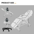thumbnail image 3 of Massage Bed Salon Bed with Adjustable Massage, Full Body Massage Chair, White, 3 of 10