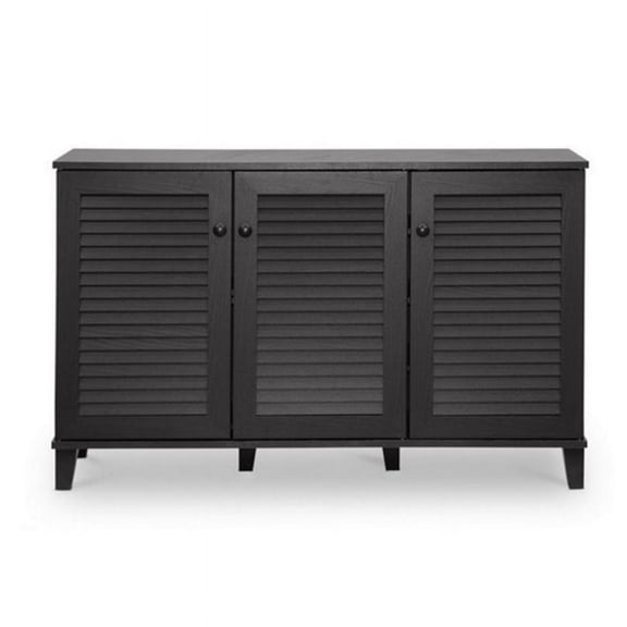 Bowery Hill Shoe Cabinet in Espresso