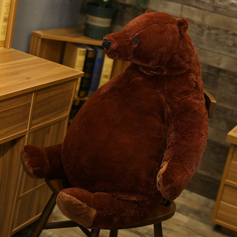 Giant Brown Bear Stuffed Plush Toy, Big Simulation DJUNGELSKOG