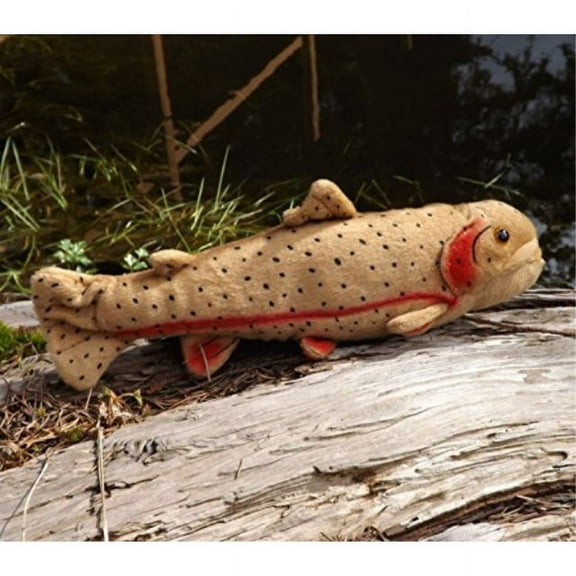 cabin critters cutthroat trout plush toy fish - 10" stuffed animal trout