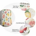 thumbnail image 5 of Summer Fruits Shower Curtains for Bathroom Waterproof Fabric Bath Curtains Decor Bath Tub Curtain Yellow Red Blue Watercolor Decorative Shower Curtain Sets with 12 Hooks, 72x72 Inch, 5 of 6
