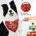 thumbnail image 3 of Christmas Dog Bandanas Funny, Dog Christmas Scarf 2 Packs, Pets Festive Plaid Décor for Medium Large Dogs, 3 of 5