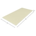 thumbnail image 6 of Everyday Home Egg Crate Foam Mattress Topper – Twin XL Bed Pad, 6 of 6