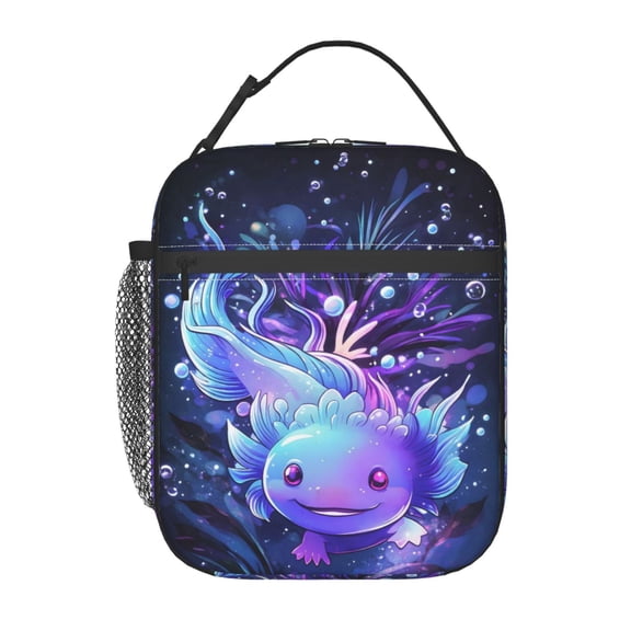Axolotl Lunch Bag Portable Thermal Lunch Box for Men and Women