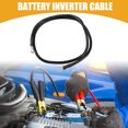thumbnail image 2 of 1 Pcs 3/8" Lugs 3ft Cable Length Universal Battery Inverter Cable - Car 6 AWG Gauge Battery Cables Durable - Pure Copper Rubber Black, 2 of 7