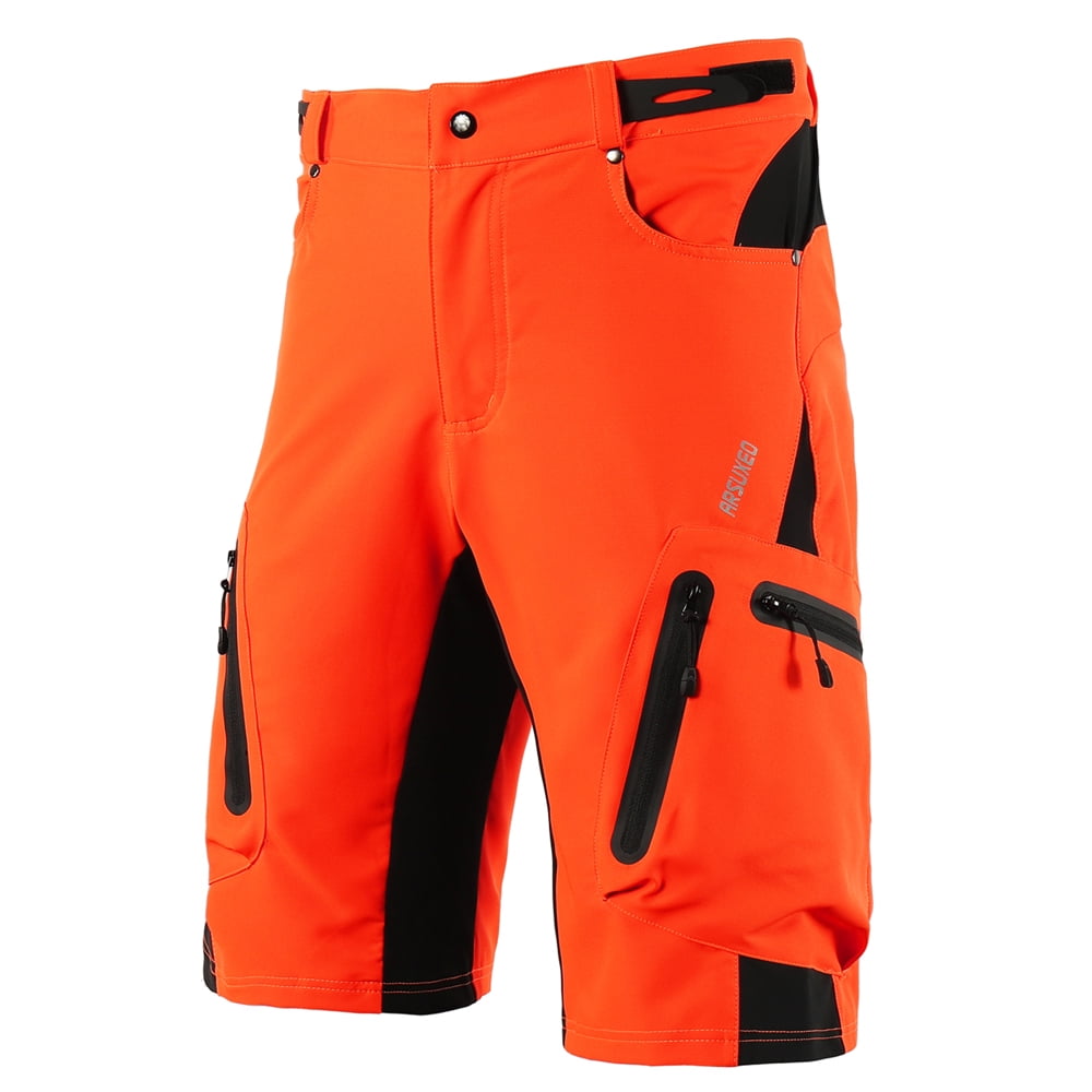 red biking shorts