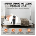 thumbnail image 5 of Murphy Bed Kit, Full Size, Deluxe DIY Wall Bed Mechanical Kit, Pneumatic Lever Heavy Duty Bed Frame Support, Folding Cabinet Wall Bed Space Saving Design for Guestroom, Easy to Build, 5 of 8