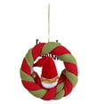 thumbnail image 3 of Adornos colgantes de muñeco de nieve para puerta, coronas navideñas, decoraciones para la placa de la puerta, decoración del hogar, regalo, 3 of 6