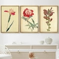 thumbnail image 2 of PixonSign Framed Wall Art Print Set Vintage Watercolor Peony Flower Variety Floral Wilderness Illustrations Modern Art Glam Colorful Cool for Living Room, Bedroom, Office - 16"x24"x3 Natural, 2 of 5