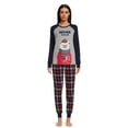 thumbnail image 2 of Jolly Jammies Women’s Plaid Bears Matching Family Pajamas Sleepwear Set, 2-Piece, Sizes S-3X, 2 of 6