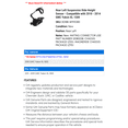 thumbnail image 2 of Rear Left Suspension Ride Height Sensor - Compatible with 2010 - 2014 GMC Yukon XL 1500 - AC Delco, 2 of 2