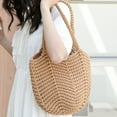 thumbnail image 6 of Women Summer Hollow Shoulder Bag Knitted Shopping Bags Reusable Casual Outdoor Party Tote Female Bag Handbags, 6 of 20