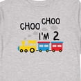 thumbnail image 4 of Inktastic Choo Choo I'm 2 Train Boys Long Sleeve Toddler T-Shirt, 4 of 5