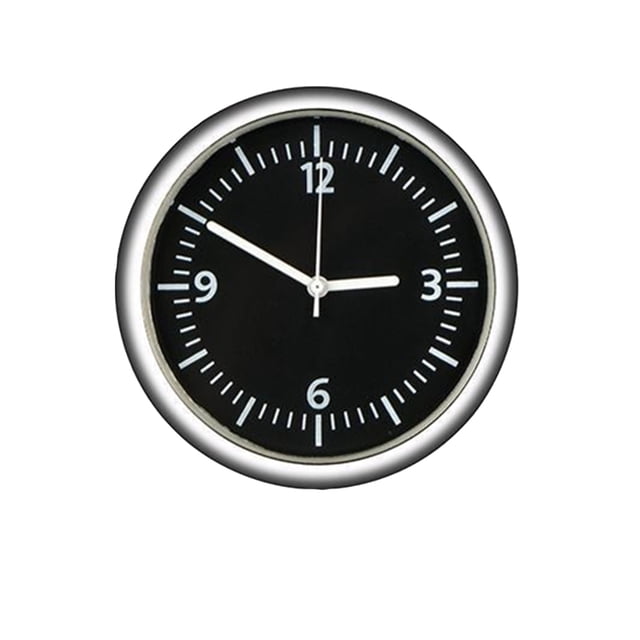 Scienceny Automotor Stick-On Reloj digital Reloj de metal Adornos para automóviles Decoraciones interiores Tipo luminoso Automoción decorativa y accesorios negro Scienceny VI0603-04B