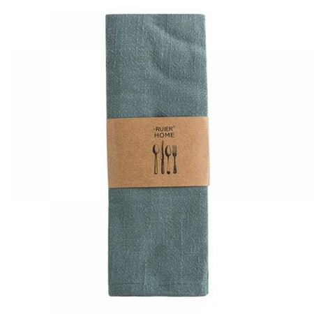 

Tablecloth Restaurant Placemat Plain Cotton Linen Napkin Tea Cloth Hotel Restaurant Placemat Tablecloth Woven Linen