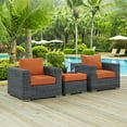 thumbnail image 2 of Modway Summon Ensemble Sectionnel de Patio Extérieur Sunbrella® 3 Pcs en Toile Toscane, 2 of 6