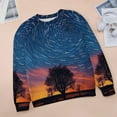 thumbnail image 6 of Sweatshirt For Womens Crewneck Galaxy Star Outer Space Hoodies Teen Girls Cute, 6 of 7