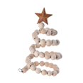 thumbnail image 2 of Mini árbol de Navidad de escritorio con cuentas de madera, decoración decorativa para festivales y árboles de Navidad., 2 of 9